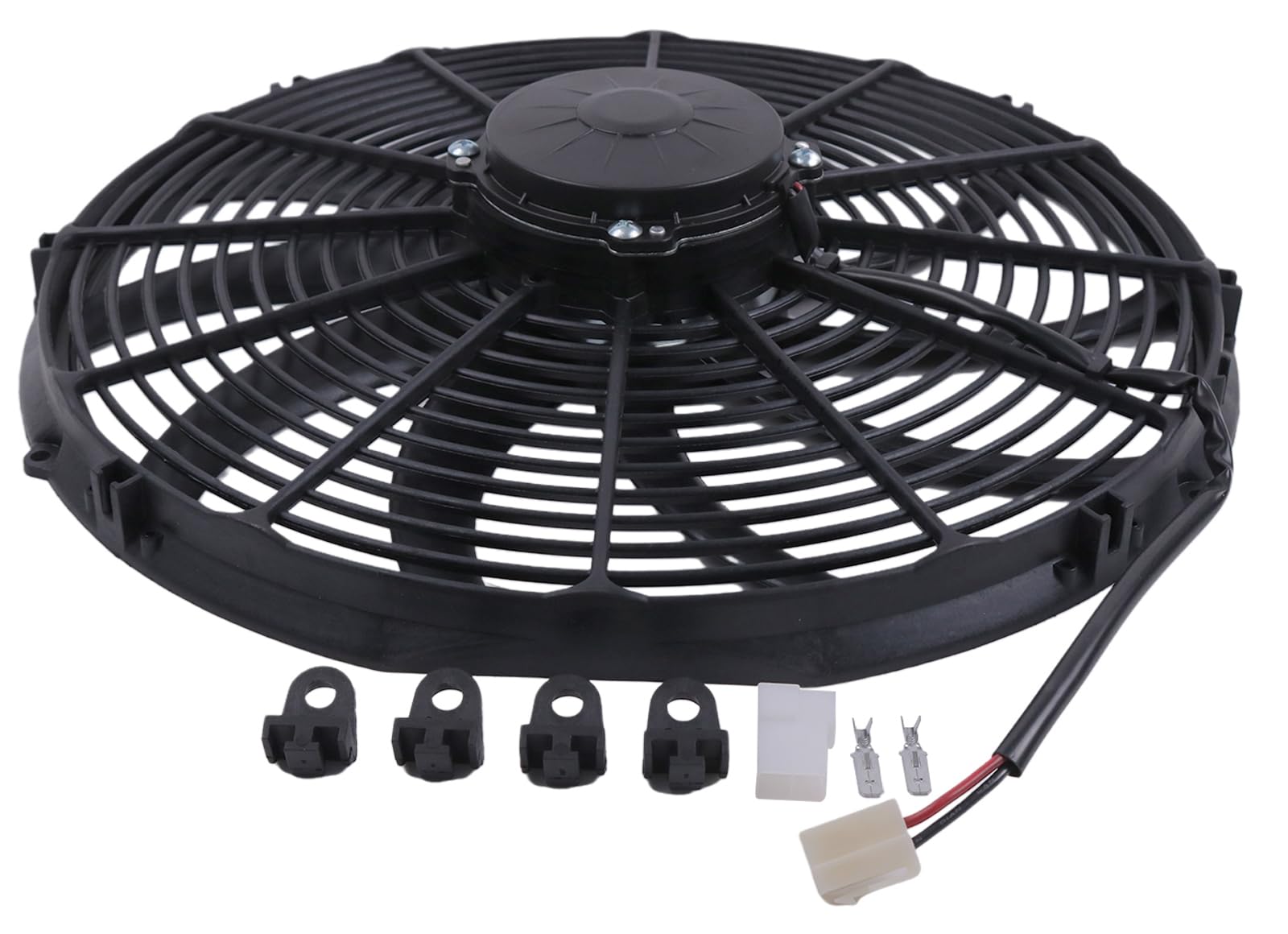 Ventilateur poussoir 12 V 40,6 cm 30102047 VA18-AP70/LL-86S compatible avec lames droites Spal, Ventilateur Voiture