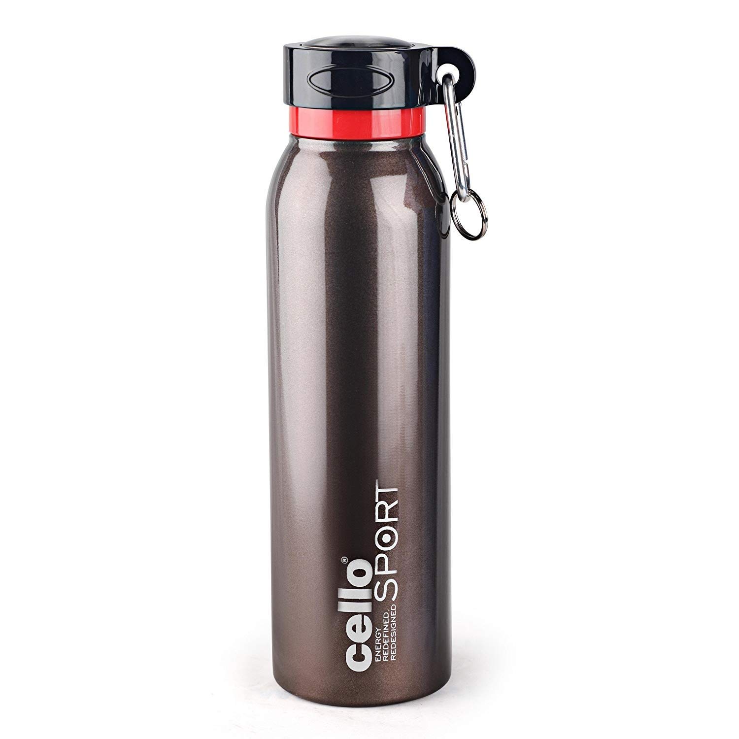 Beatle Stainless Steel 850 ml Sports Bottle (Brown)
