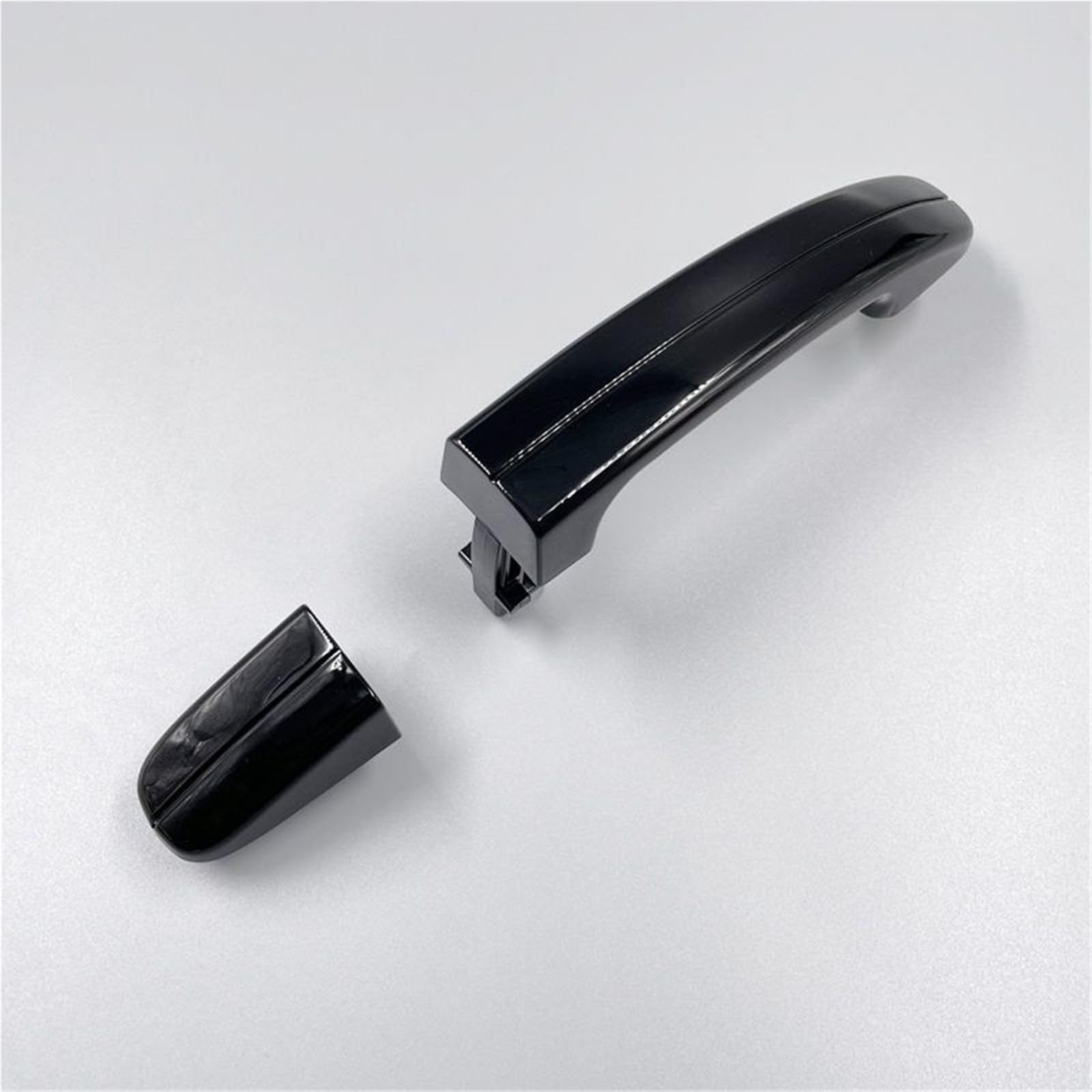 LMGBJJN Fit for Ford Focus Escape 2012-2017 Door Ouer Handle with Cap Black Painted(No Hole Type)