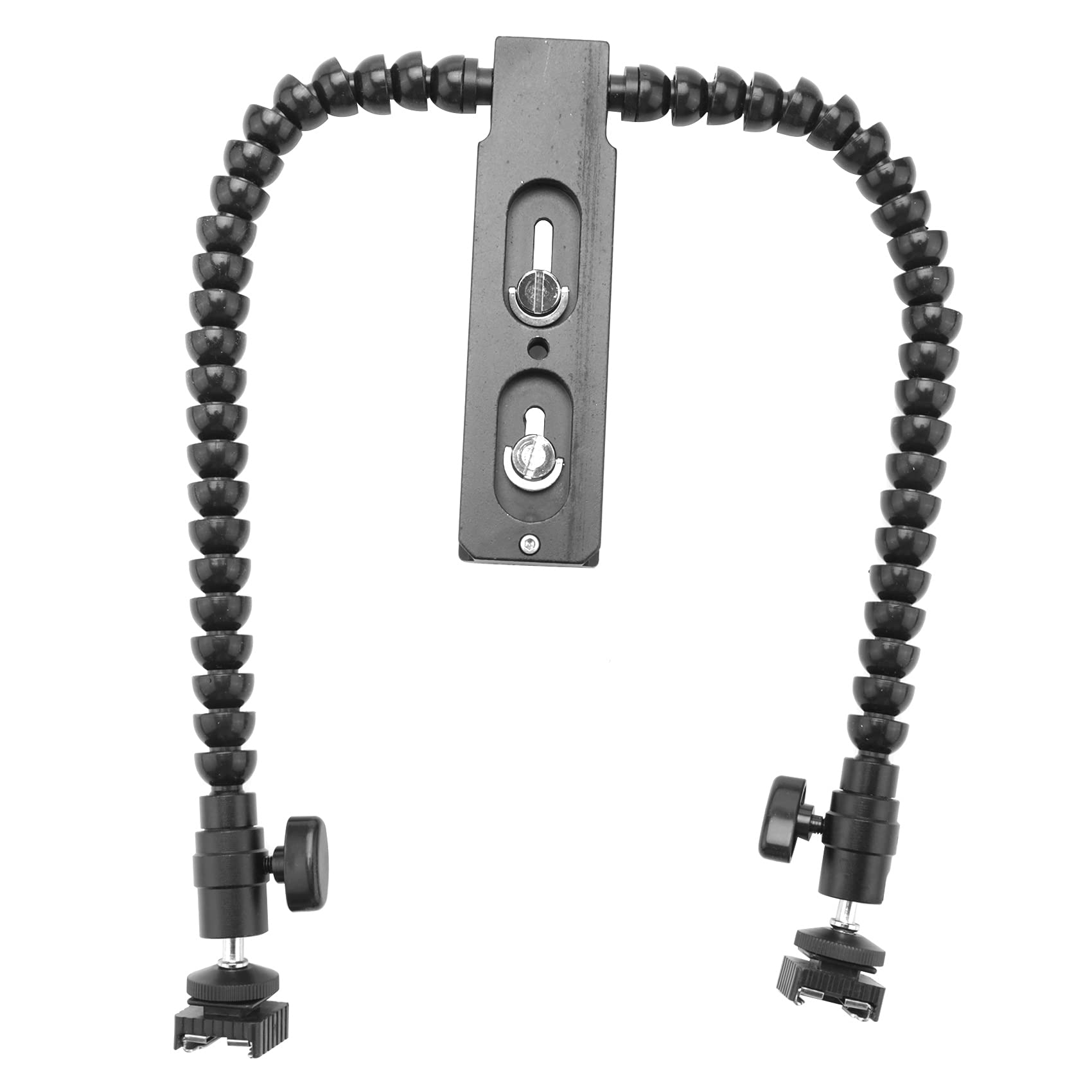 SWILDER Flexible Dual Arm Blitzschuhhalterung Halterung Halterung für Makroaufnahmen Kamera Zubehör