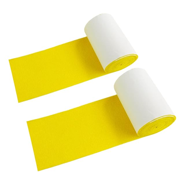 Foto 2 de 8 de Jtnohx Fieltro Rollo Adhesivo Tela de Fieltro para Manualidades Amarillo