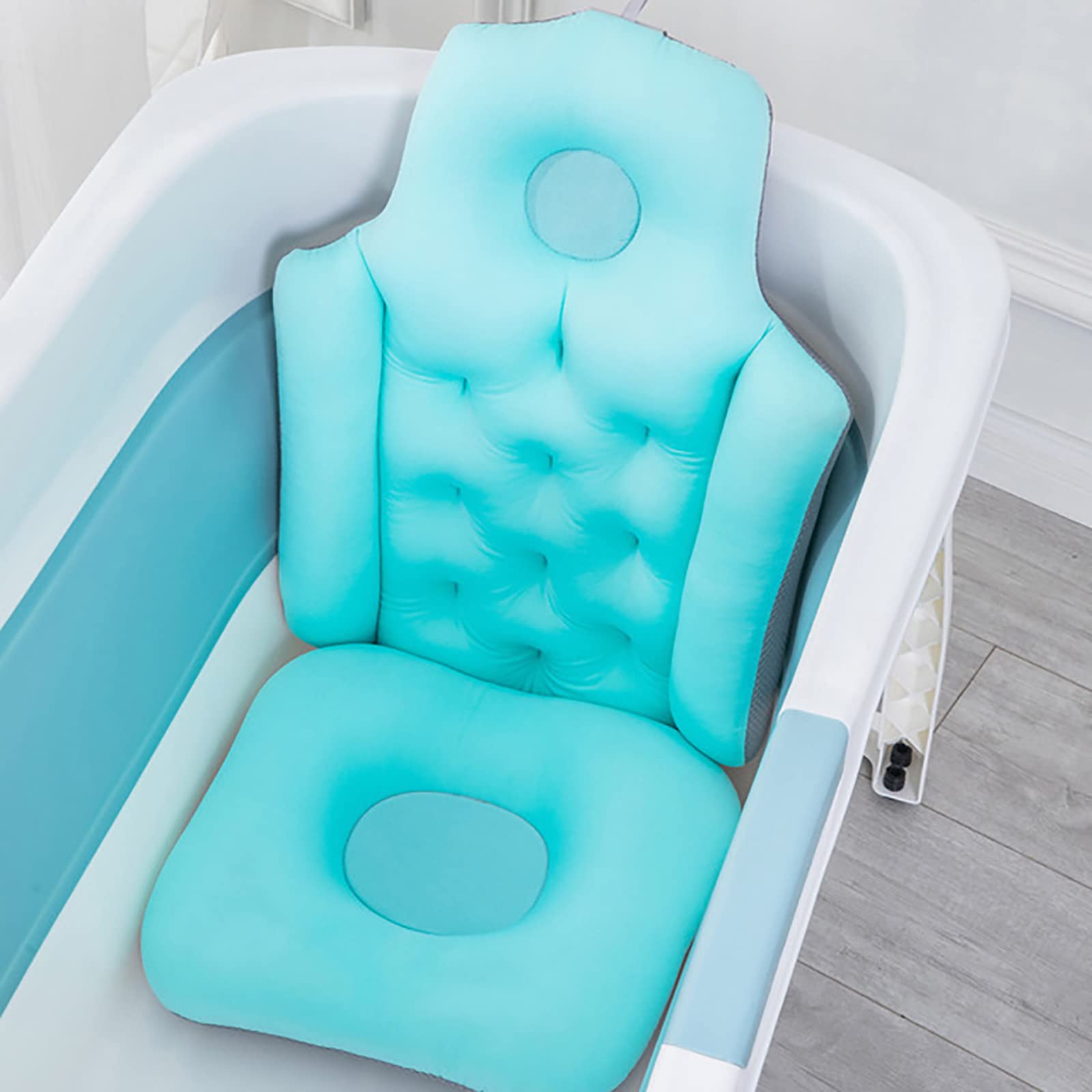 Coussin de bain complet antidérapant et matelas de baignoire ergonomique