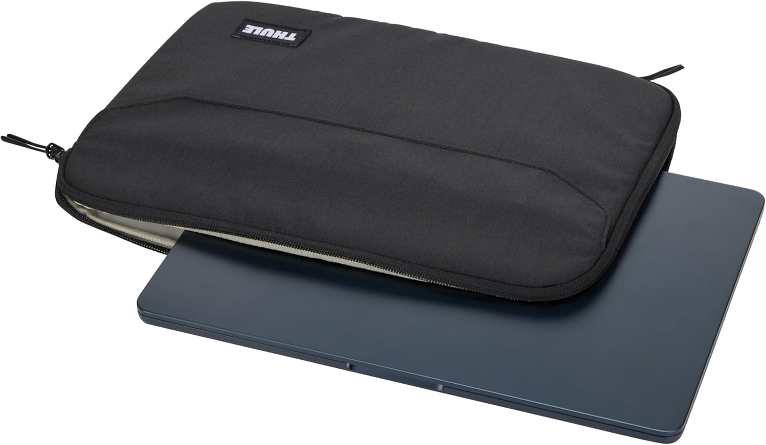 Thule Lithos laptop sleeve, Fits MacBook Air, Soft padded interior, Front accessory pocket, YKK zippers & durable materials