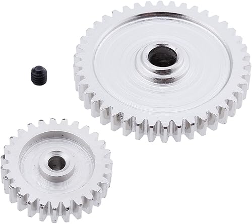 Miniatura 3 de HobbyPark Metal Diff diferencial engranaje principal 42T y piñón motor 27T Set para WLtoys A959-B A969-B A979-B K929-B escala 1/18 RC piezas de