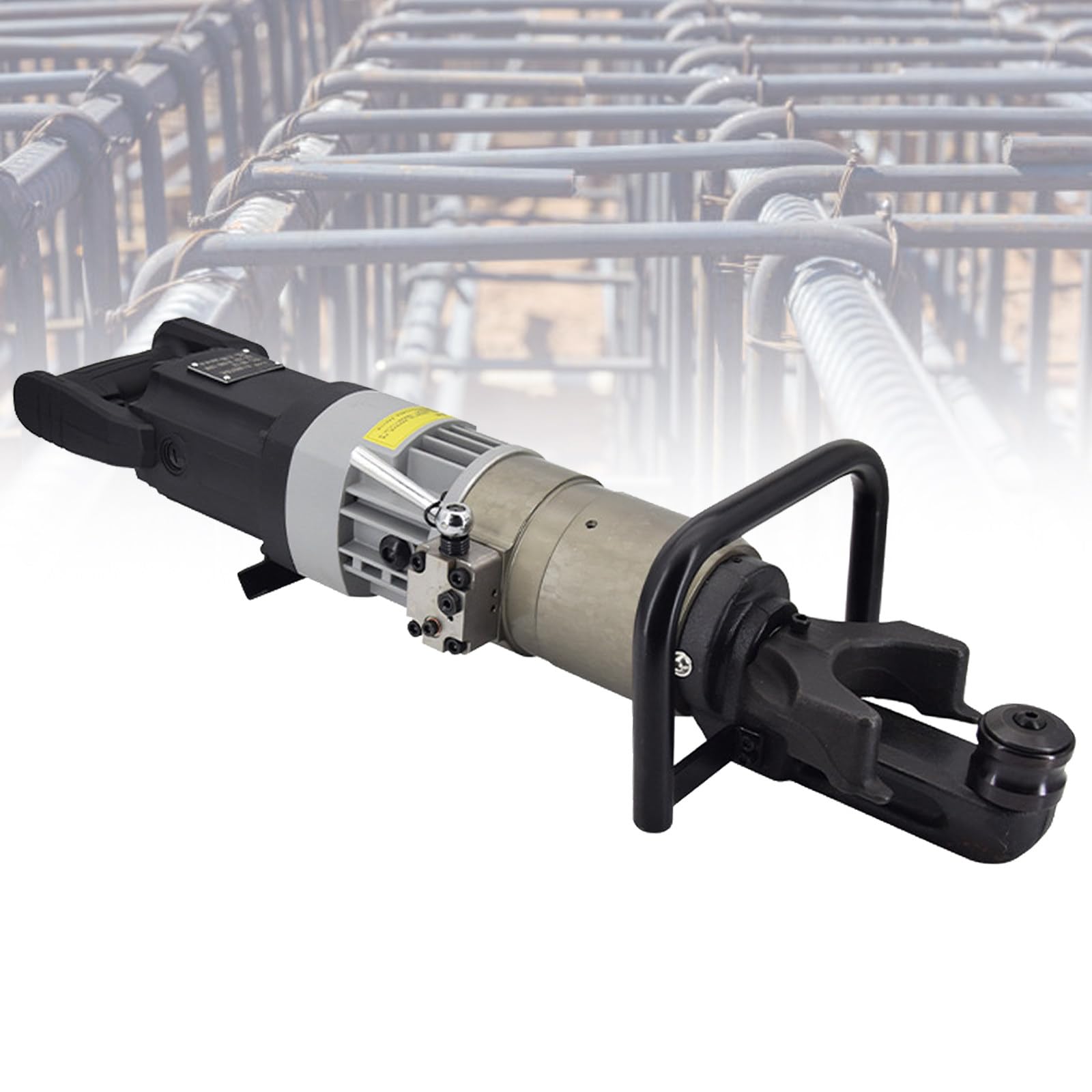 Dobladora De Varillas Corrugadas HidráUlica EléCtrica De 1200 W A 1800 W para Barras Roscadas Redondas De Acero De Bajo Carbono De 8-36 Mm, Dobladora De Varillas Corrugadas PortáTil,8to22mm