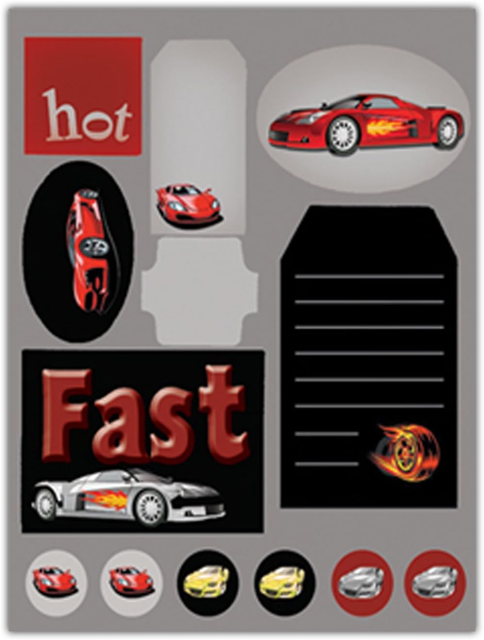 ROBINS NEST The Hot Wheels Sticker