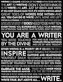 Writer’s Inspirational Journal | Writing Quotes & Prompts | The Writing Manifesto Blank Notebook: Daily Writing Motivation for Writers, Authors, Poets, Novelists & Lyricists