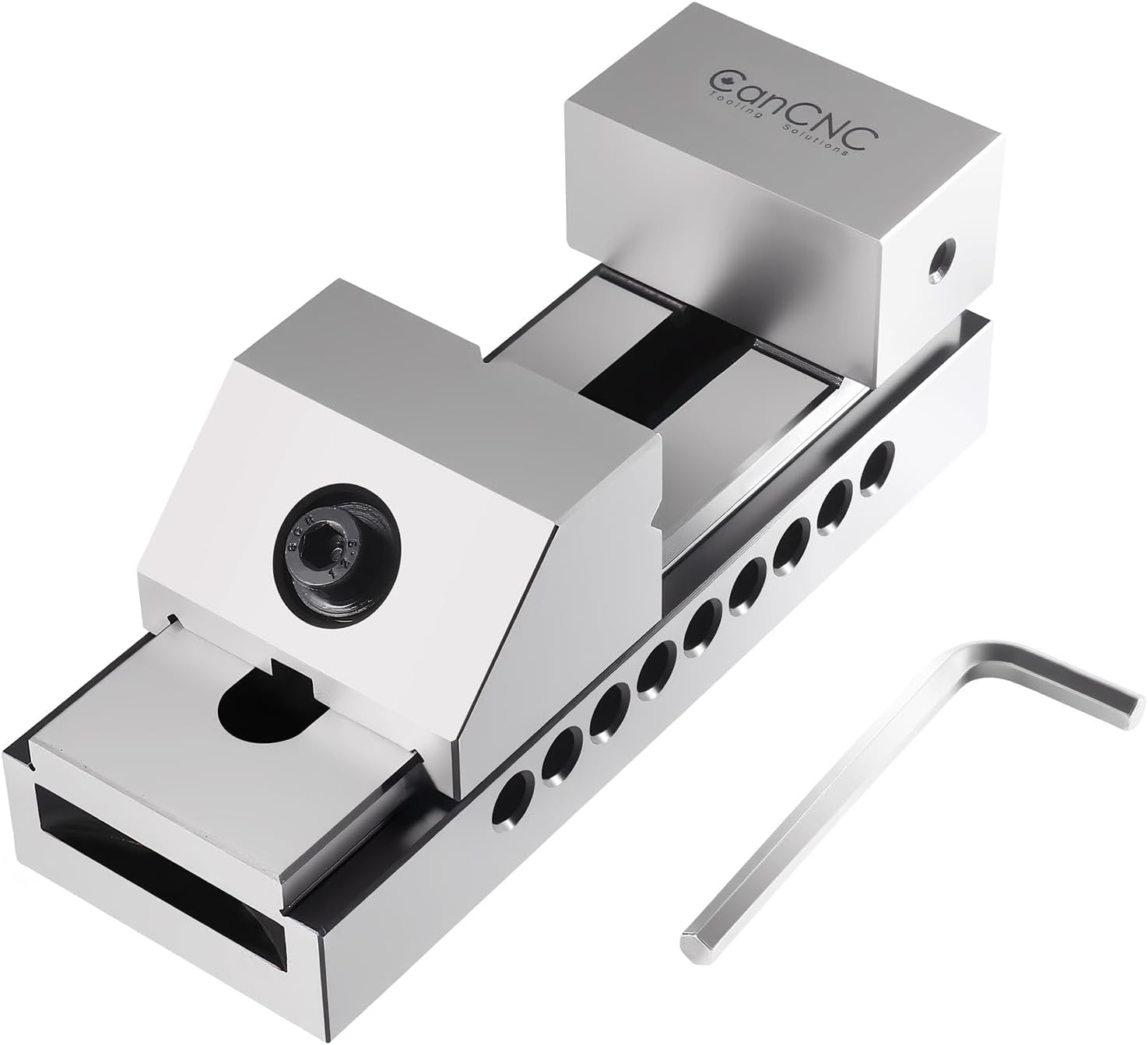 Accusize Industrial Tools 175 mm Long 63 mm Wide Precision Screwless Toolmakers Vise, Parallelism 0.003 mm/100 mm, Squareness 0.005 mm/100 mm, 0536-Vb25