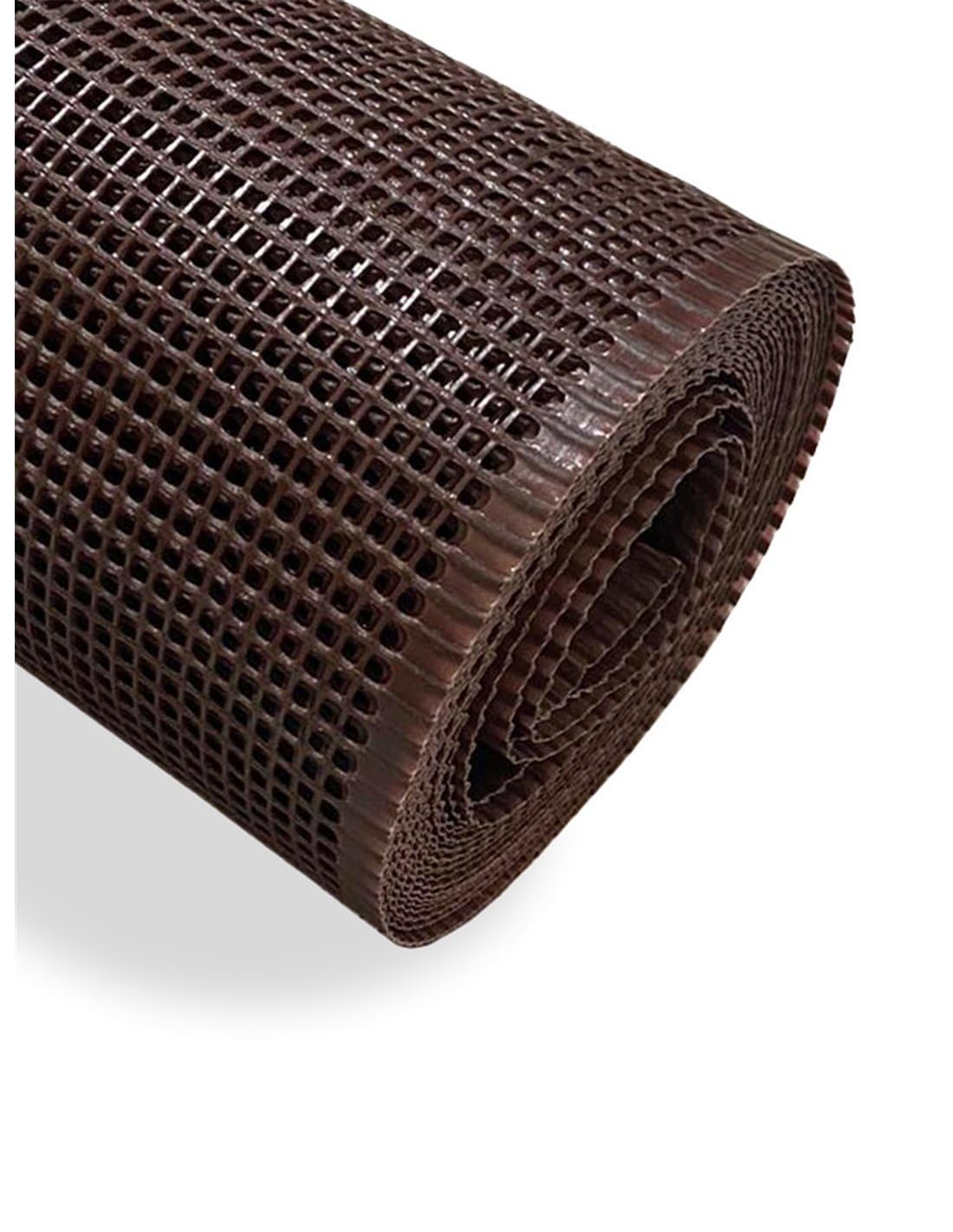 Jardin202 - Red de Plástico para Balcones y Terrazas | MARRÓN | Seleccione Medida y Cuadrado | 1x3 m (Cuadrado: 2 cm)