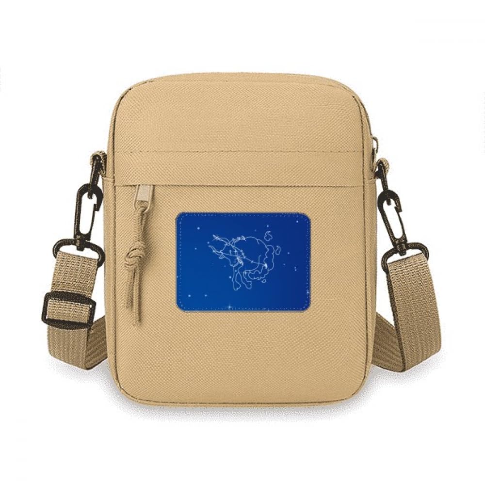 Star Universe Taurus Constellation Pattern Crossbody Bag Cell Phone Purses Handbag Shoulder Mini Bag