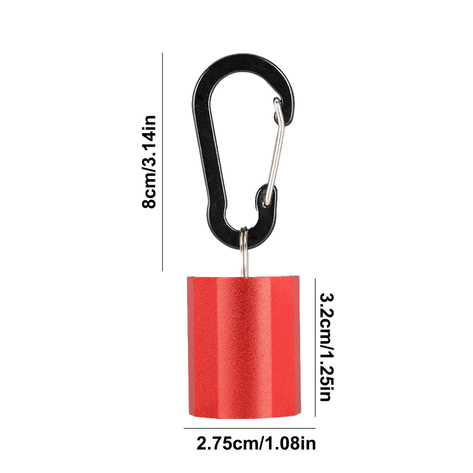 Clips De Rangement Pour Cannes à Pêche – Support Porte-mousqueton, Alliage Aluminium + EVA, Transportable, Rouge/bleu/noir