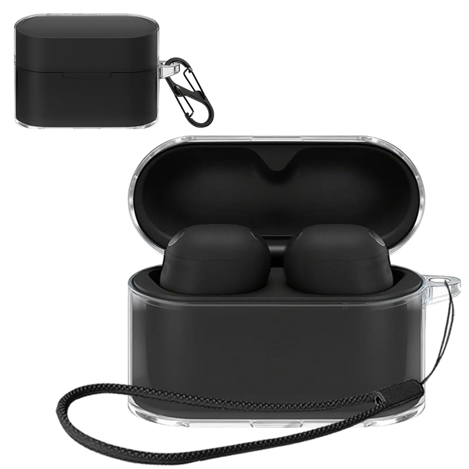 Amazon | JIAYJP For ケース WF-1000XM6 用 ケース全面保護透明 TPU
