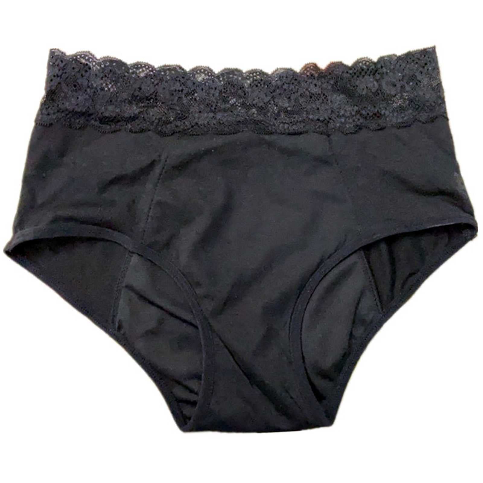 3 Pièces Culotte D'incontinence Urinaire Lavable,sous-vêtements de Soins D'incontinence, Femmes Culotte Menstruelle Femmes sous-Vêtements Coton sous-vêtements Slip