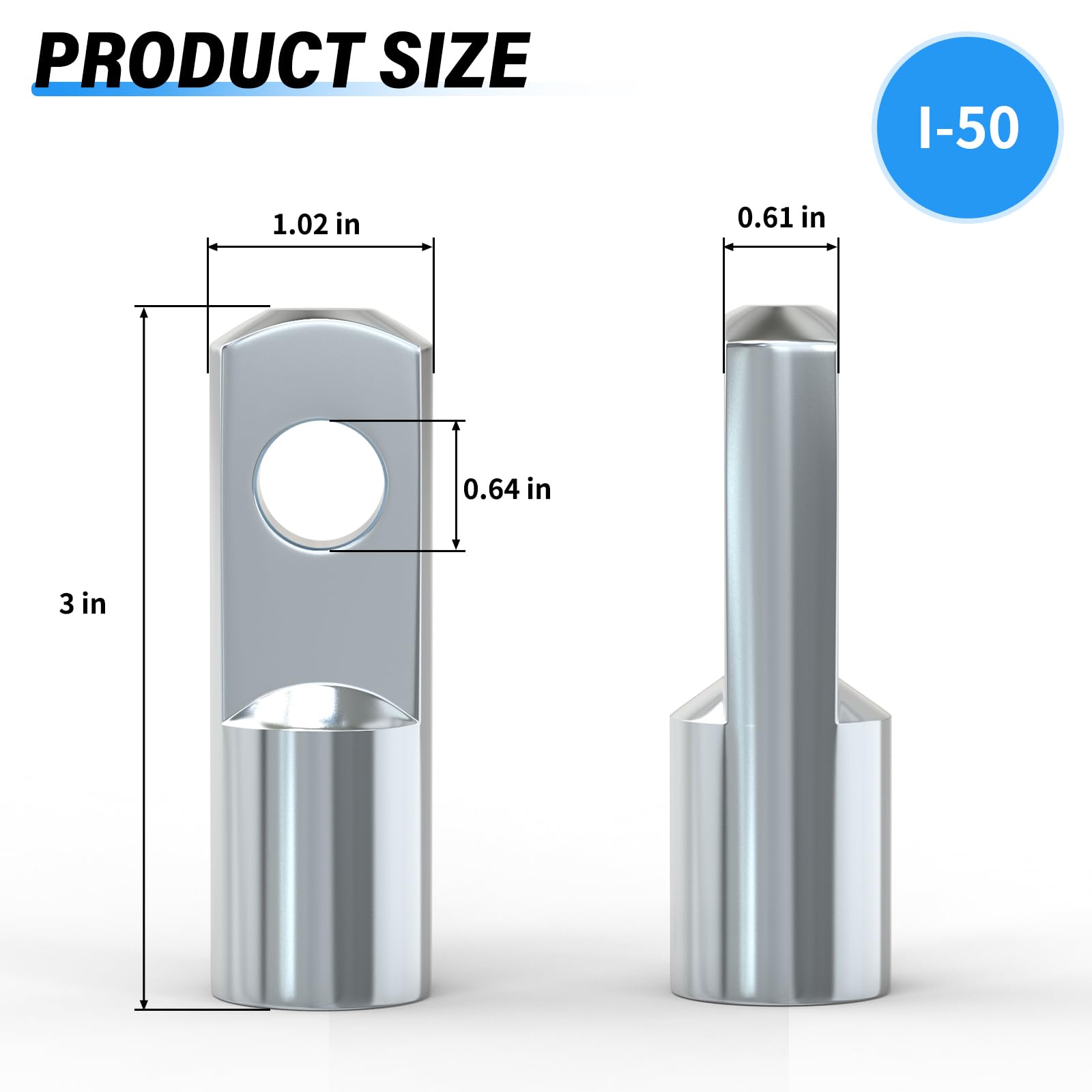 TAILONZ PNEUMATIC M16*1.5 Female Thread I Shape Joint Cylinder Accessories I-50