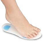 Soles Silicone Shoe Insoles - Pair of Orthotic Insoles Support for Walking, Running, Fitness - Soft, Comfortable, Hypoallergenic Design (XS/33-34)
