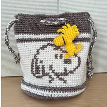 やかんさん専用　かぎ編み 前開きキャミソールとリング編み巾着バッグ Amazon.co.jp: かぎ針編み 巾着バッグ : ファッション