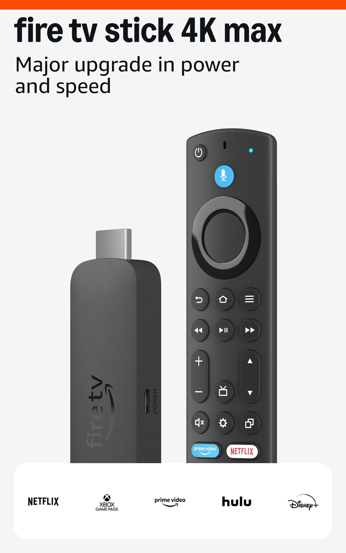 Amazon Fire TV Stick 4K Max streaming device, with AI-powered Fire TV Search, supports Wi-Fi 6E, free & live TV without cable or satelliteReducing CO2