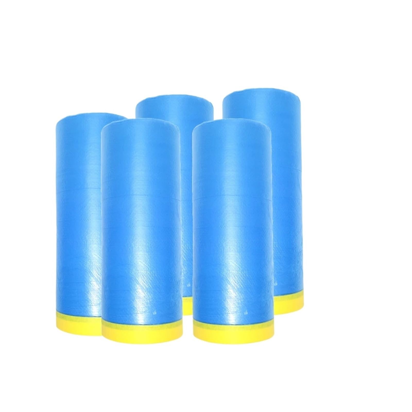 5 Rollen Abdeckfolie for Lackieren, vorgeklebtes Abdecktuch, PE-Autolack-Abdeckungsfolie for Küchenrauch, Möbelstaub für Möbel(M)
