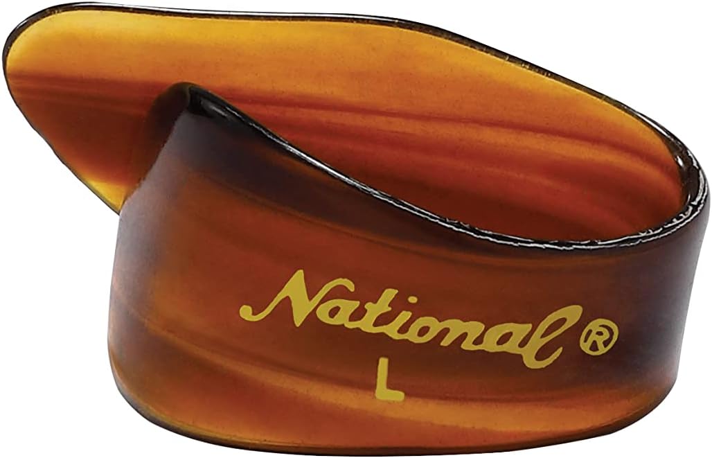 National Celluloid Thumb Picks, Large Tortoiseshell - 4-Pack