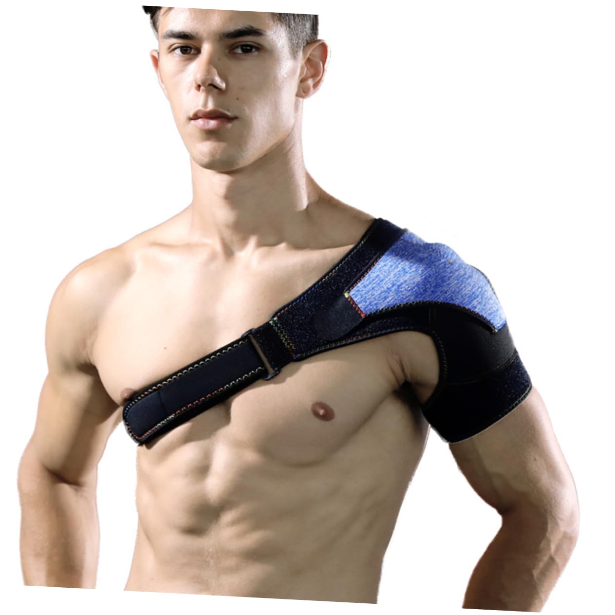KOMBIUDA Shoulder Protection Pressure Pad Shoulder Brace for Sports Activities Shoulder Support Hook and Loop Adjustment