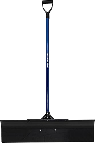 Miniatura 10 de Marshalltown Pala de nieve Polar Pusher, hoja antiadherente que facilita empujar la nieve, fabricada con orgullo en los Estados Unidos, 48 pulgadas,