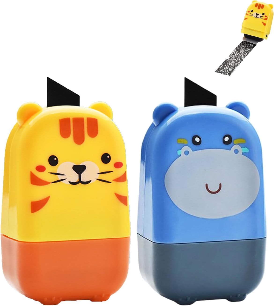 2 PCS Confidential Roller Stamp, Identity Protection Roller Stamp, Protect Your Confidential Documents, Privacy Confidential for Guard Privacy Information Blockout, Roller Stamp