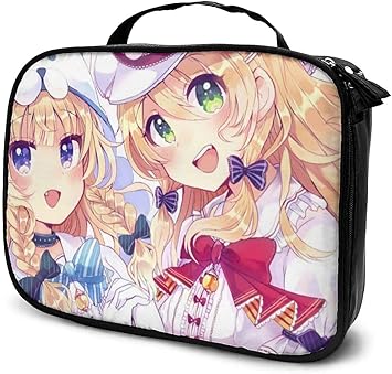 Amazon アニメコミック メイクボックス 大容量 機能的 化粧ポーチ メイクブラシバッグ 大容量 スーツケース トラベルバッグ 収納 メイクバッグ ポーチ コスメバッグ 化粧バッグ メイクポーチ コスメポーチ 化粧ケース メイクアップケース ファスナー シンプル 旅行 機能