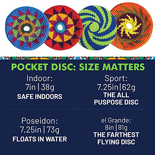 Pocket Disc Buena ONDA MayaFlya - Amazing Flexible Frisbee, Dog Toy, Best Gifts for Kids and Adults, Ultimate Sports Game, Super Fun Indoor Play and Outdoor Games - Thumbnail 3