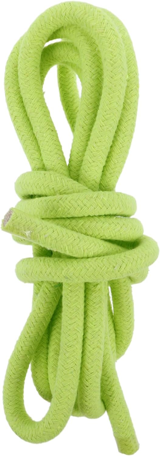 BESPORTBLE Long Jump Rope for Boys and Girls Adults Cotton Skipping Rope for Outdoor Fitness Training for Gymnastics Exercise and Artistic Gymnastics Ergonomic Design for Comfort and Injury