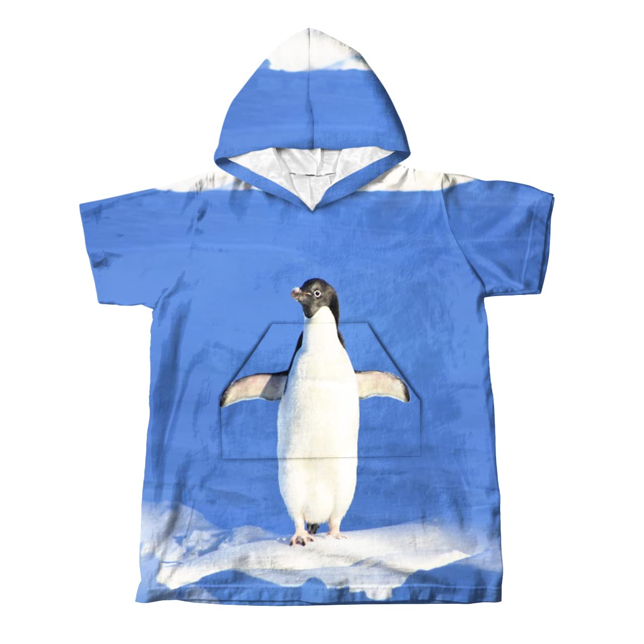 Highdi Poncho con Cappuccio Bambini, Asciugamano da Spiaggia