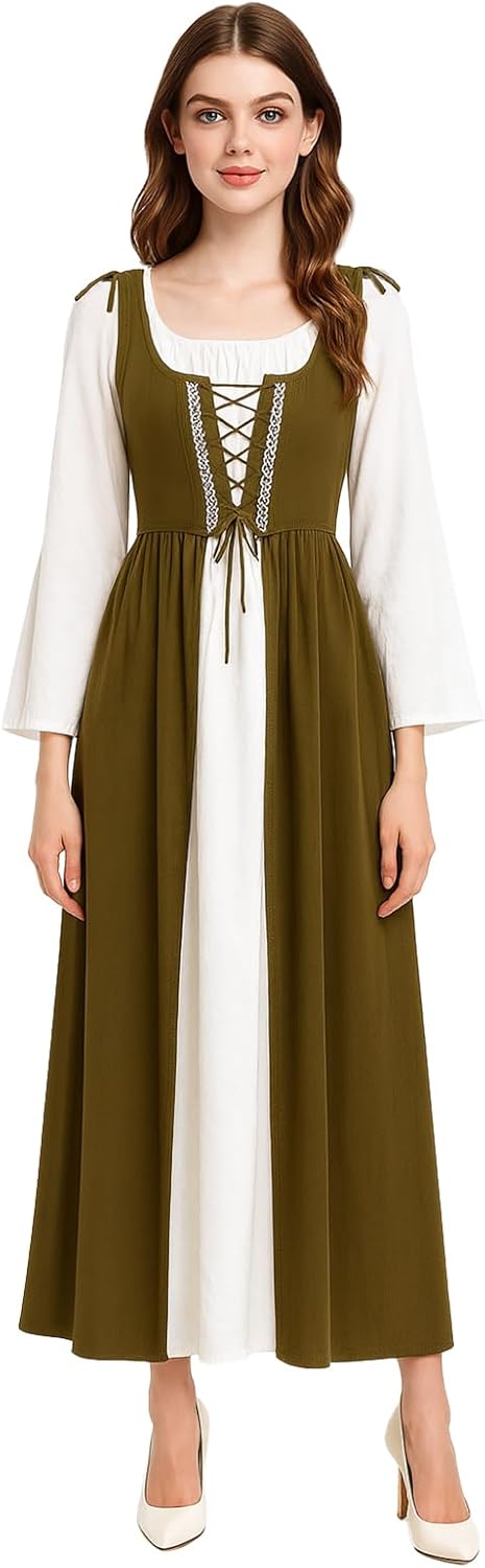 EraSpooky Medieval Renaissance Costume for Women Victorian Dress - Image 3