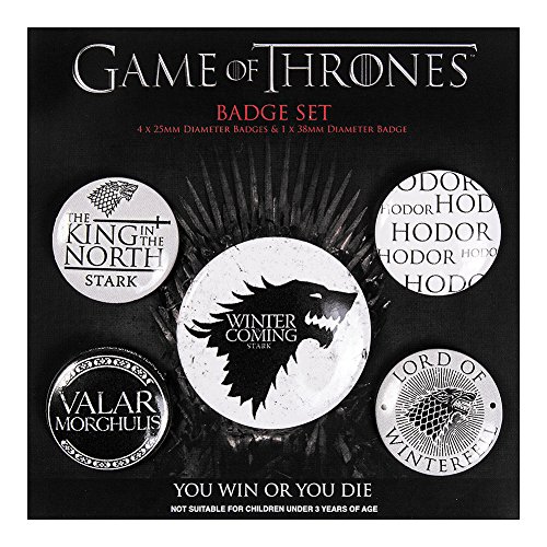 GN Netcom Game of Thrones - Winter is Coming - 5 Badge Pack
