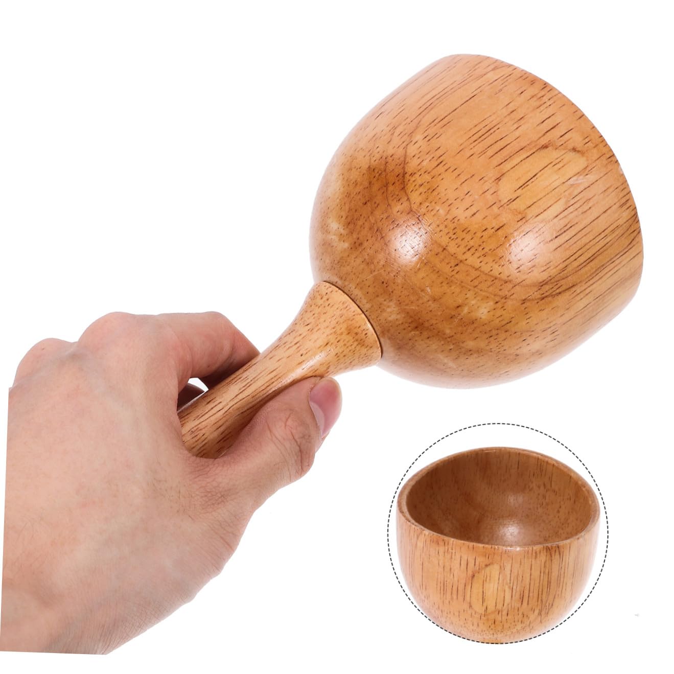 Massaggiatore in Legno per Corpo, Bastone Manuale Khaki | Leggero e Pratico, Portatile e Facile da Riporre, Design Speciale per Uso Domestico