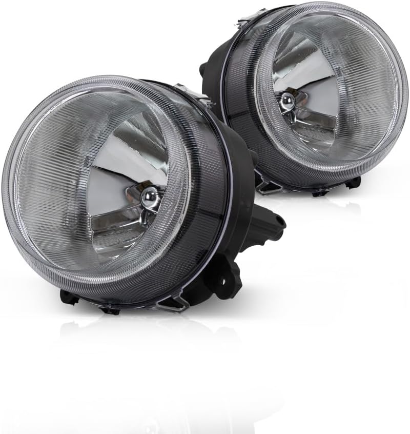 For Jeep Patriot Headlight Assembly 2007-2017 Pair Driver and Passenger Side System For CH2502176 | 5303843AE