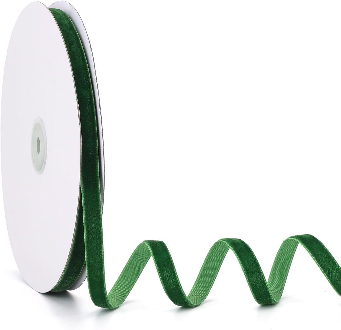 Amazon.com: Jeuhoue Velvet Ribbon Green,3/8 Inch x 20Yd,Perfect for ...
