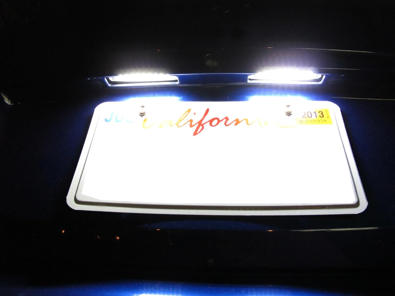 iJDMTOY OEM-Fit 3W 18-SMD Xenon White Full LED License Plate Light Kit Compatible with Lexus is GS ES RX HS, Compatible with Toyota Prius Camry, Scion tC, etc
