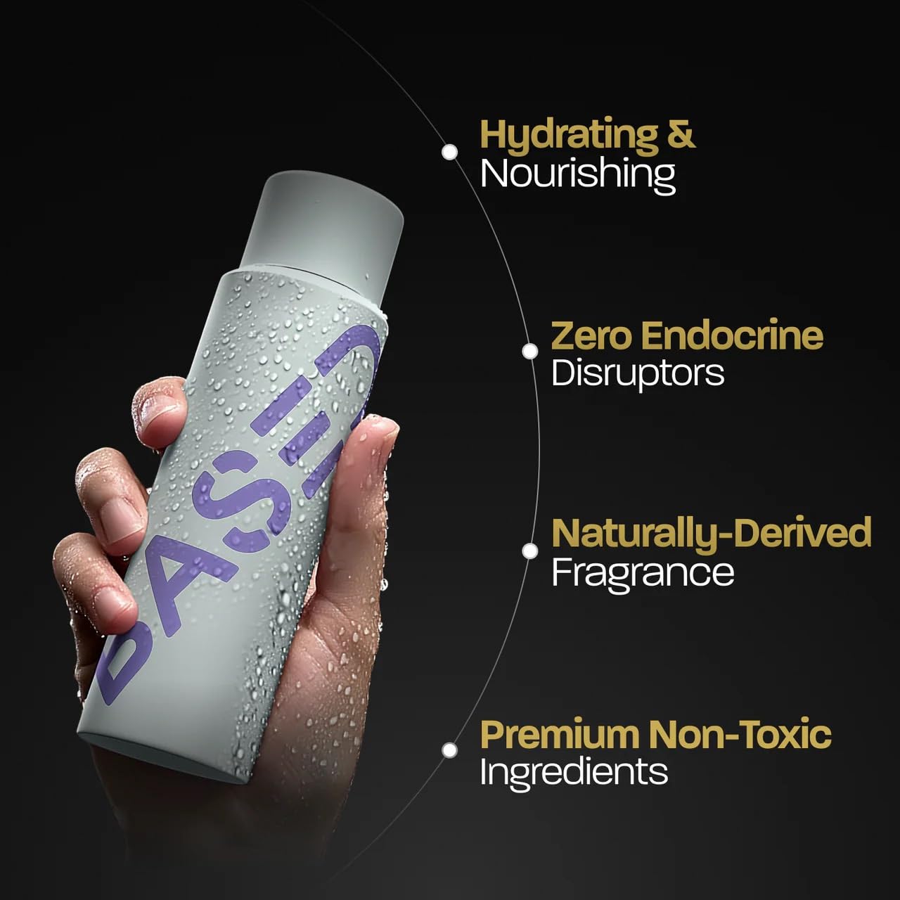 BASED Shower Duo Shampoo & Conditioner Bundle with Peppermint Oil & Coconut Oil, Cleansing Shampoo & Hydrating Conditioner for Men, No Sulfates, Silicones, Parabens or Phthalates, 12 fl oz (Pack of 2)