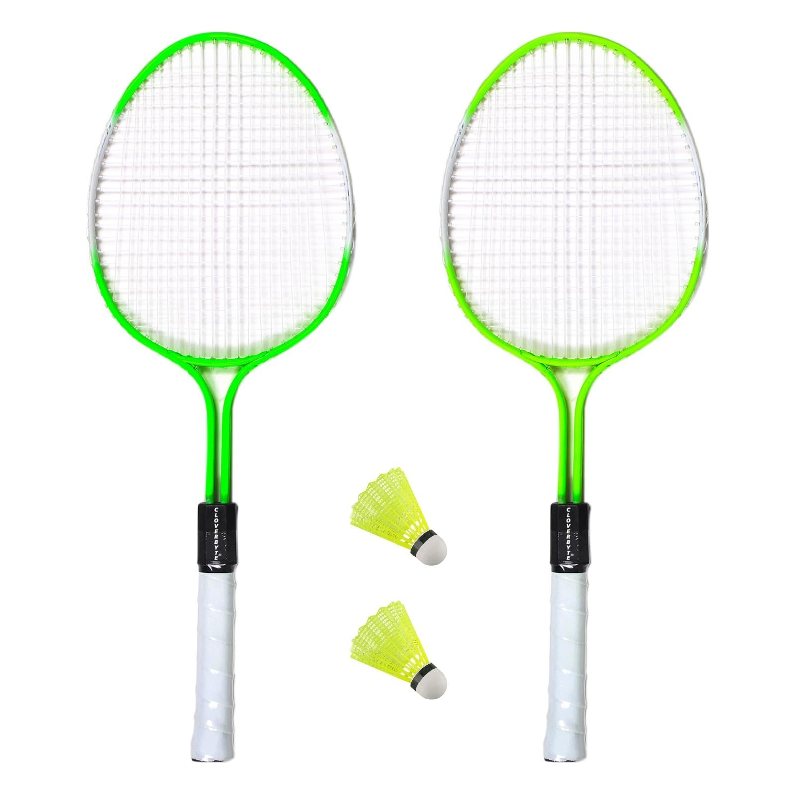 Junior Multi Double Shaft 2 Piece with 2 Piece Nylon Shuttle Cock Badminton Kit Badminton Kit-image-41
