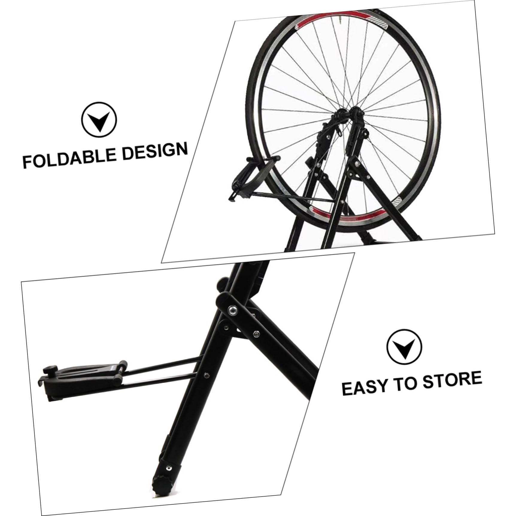 BESTonZON Strumento Allineamento per Biciclette per Calibrazione Design e Stabile Adatto per Biciclette