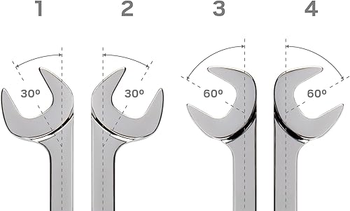 Miniatura 5 de TEKTON - Llave de extremo abierto, cabeza angular, de 7mm0.28 pulgadas, WAE84007