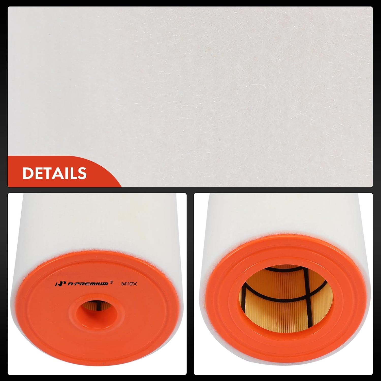 A-Premium 2-PC Engine & Cabin Air Filter with Activated Carbon Compatible with Audi A6 Quattro 2012-2018, A7 Quattro 2012-2018, S6 2013-2018, S7 2013-2018, 3.0L 4.0L Replace# A3342C, 4H0819439