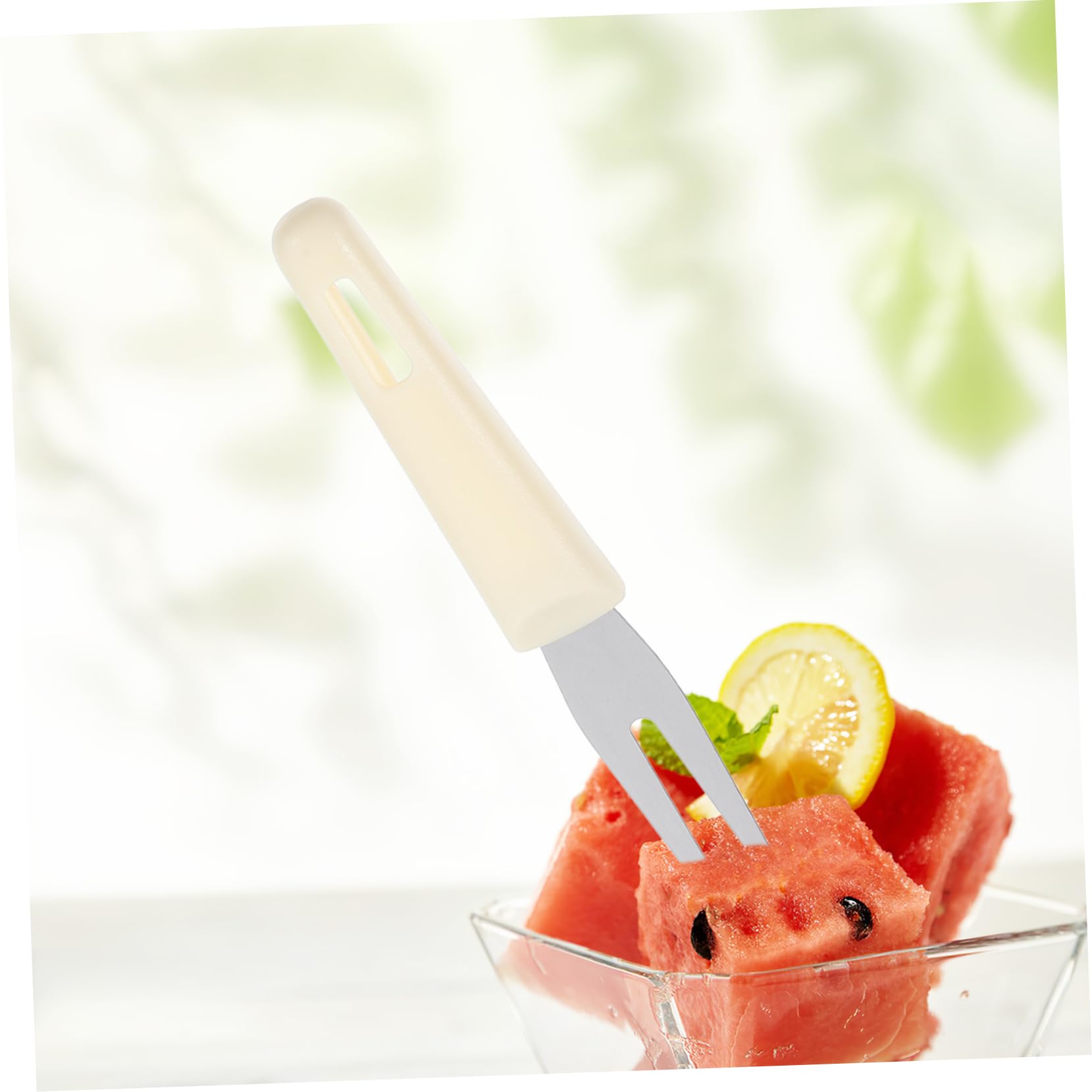 FUNOMOCYA 2Sets Watermelon Slicer Cutter with Fork Fruit Slicing Tools for Effortless Watermelon Cutting and Serving Kitchen Gadgets
