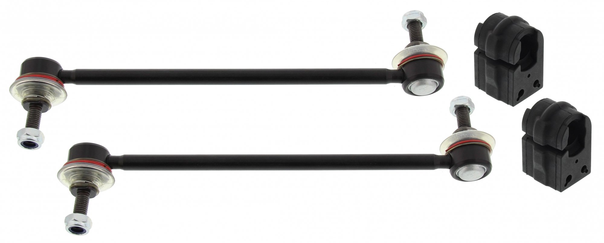 MAPCO 53105 Stabiliser Link Rod 2x Reinforced Coupling Rod HPS and Stabibu Sockets