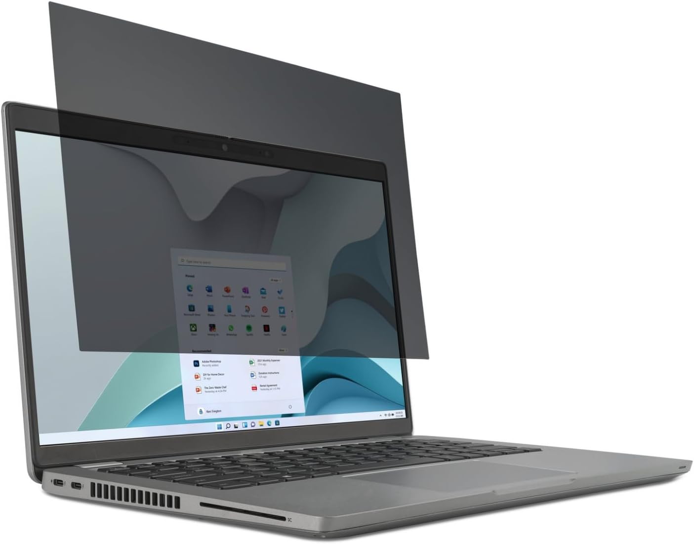 Kensington EQ - Privacy Filter for Notebook - 2-Way - Removable - Adhesive, Hinged Tabs - 43