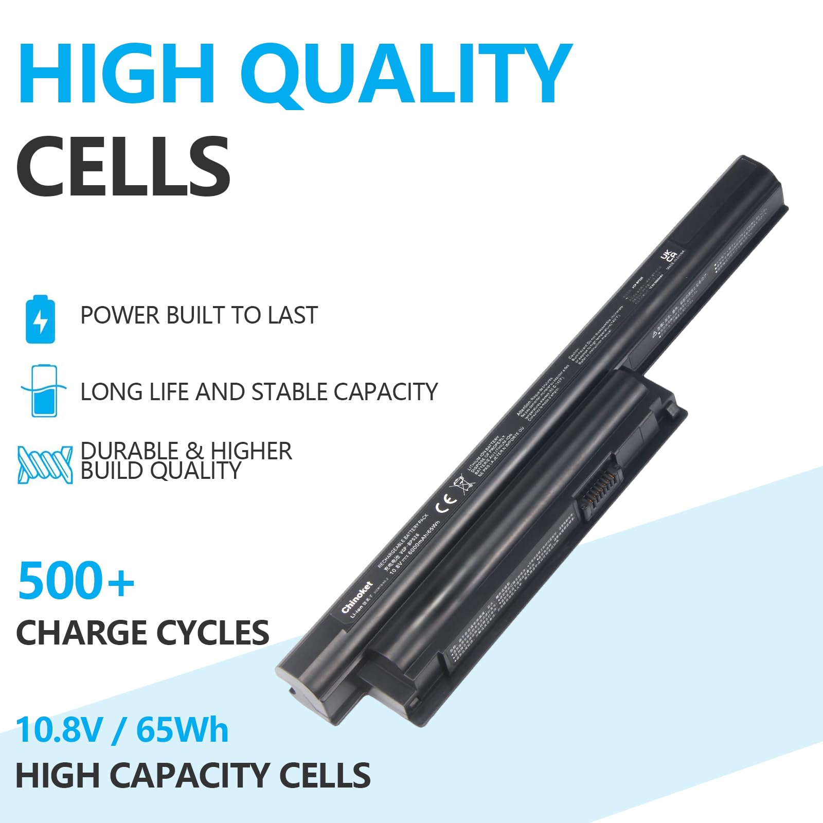 6000mAh/65Wh VGP-BPS26 VGP-BPS26A VGP-BPS26S VGP-BPL26 Batteria per Sony VAIO VPC-CA15FW VPC-CA15FG VPC-CA17EC VPC-CA2S0E VGP-BPS13 VPC-CA190 pcg-71811m pcg-71911m