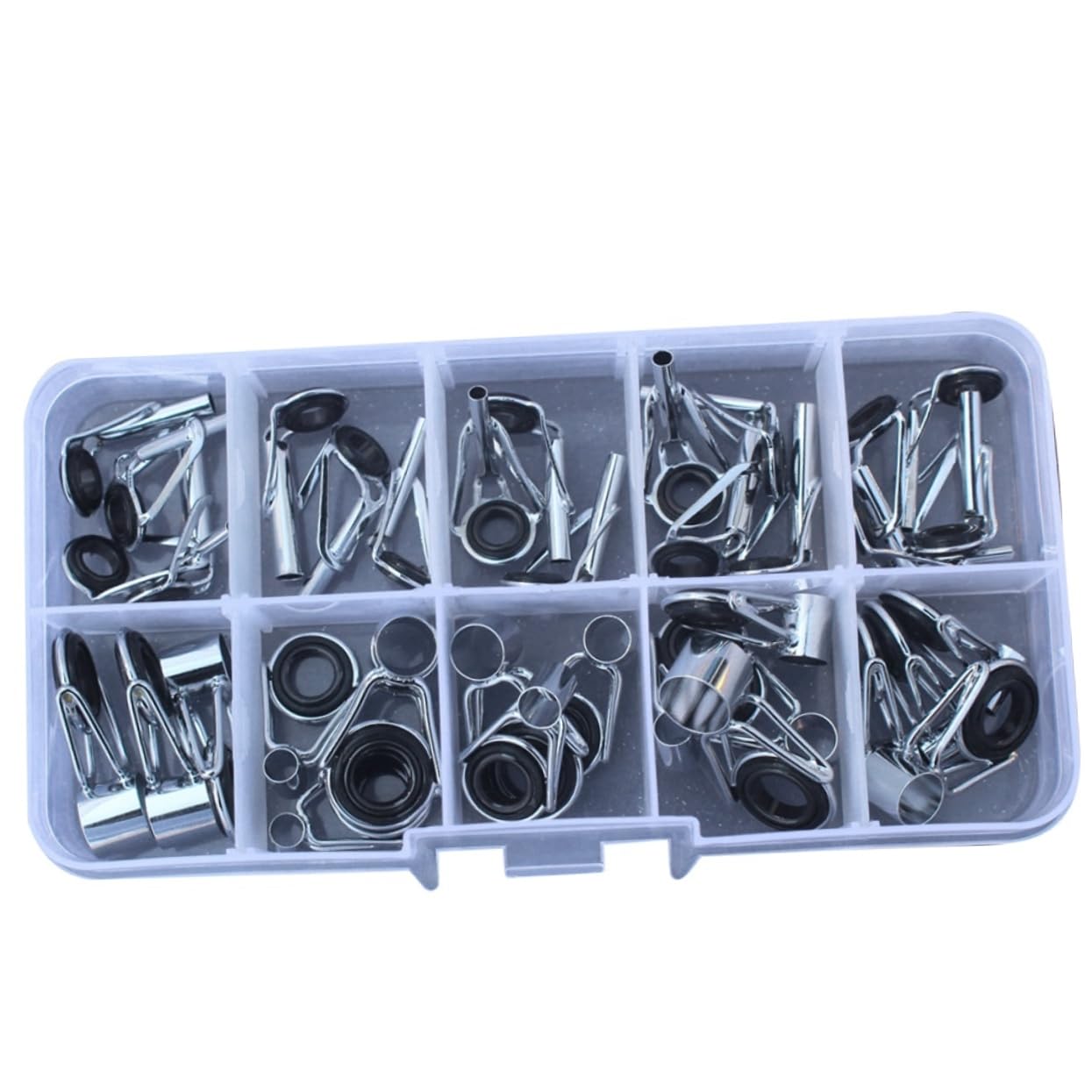 SUPVOX 3 Set Di Guide Per Canne Da Pesca Set Di Riparazione Kit Di Punte Per Canne Da 10 Misure 36 Pezzi*3