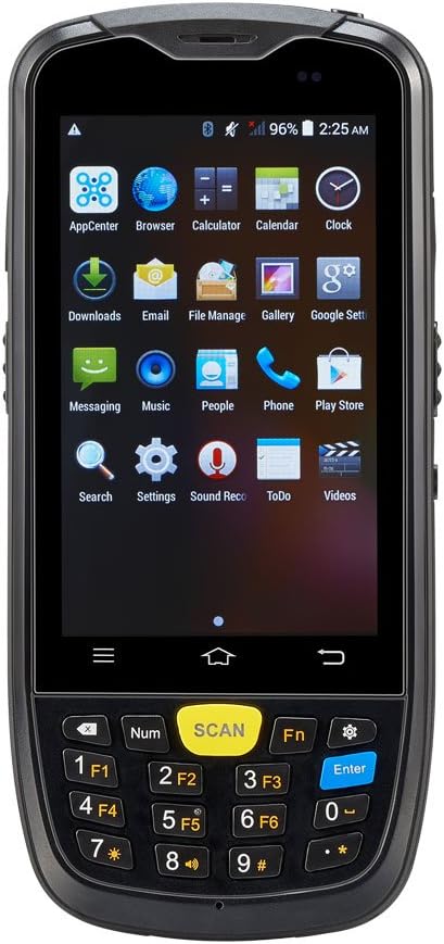 CHAINWAY C6000 Handheld Mobile Computer, with Android 6.0, 2D Barcode Scanner, Quad Core CPU, 4G LTE, WiFi a/b/g, Bluetooth, GPS, NFC, Camera