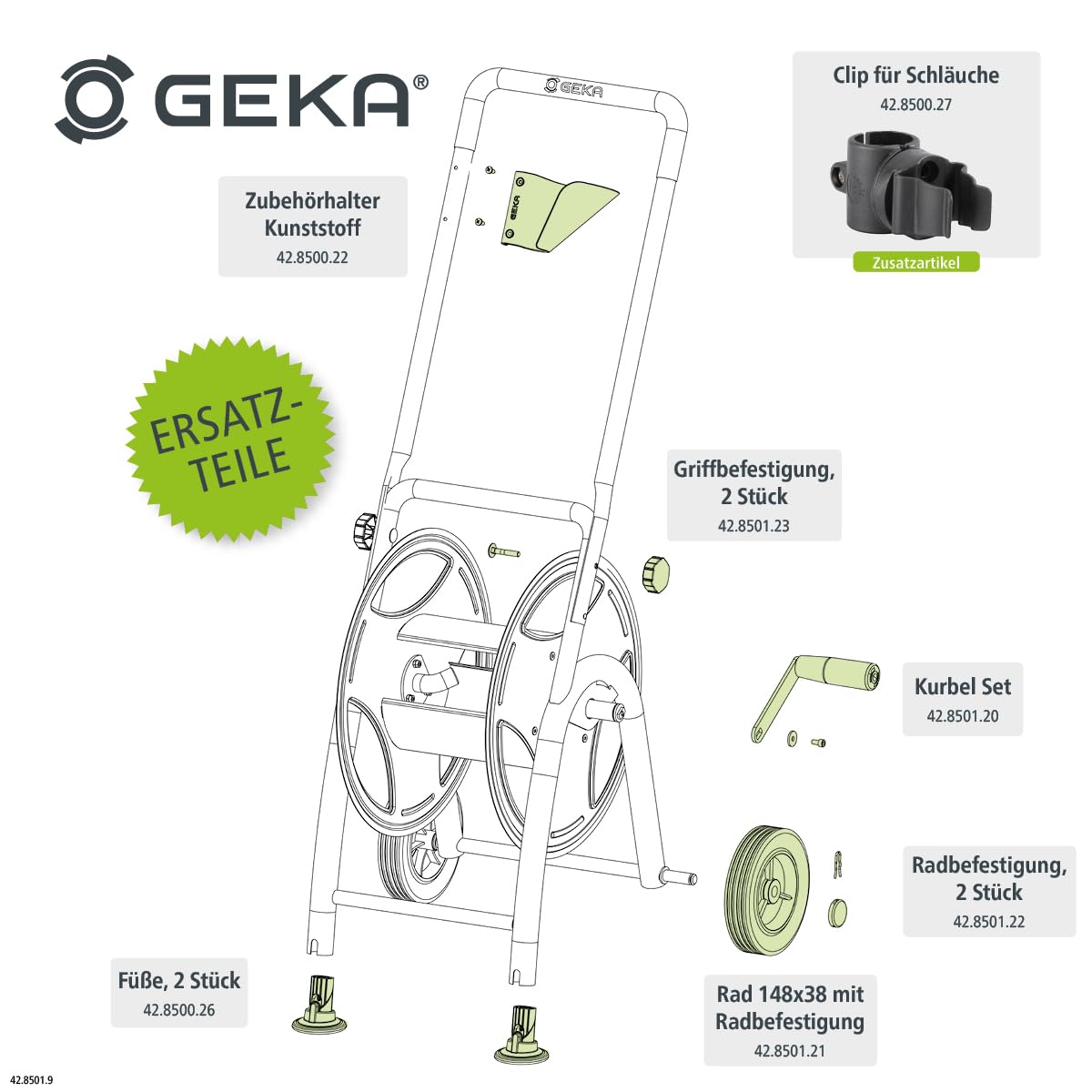 Dévidoir GEKA® Plus P25SST