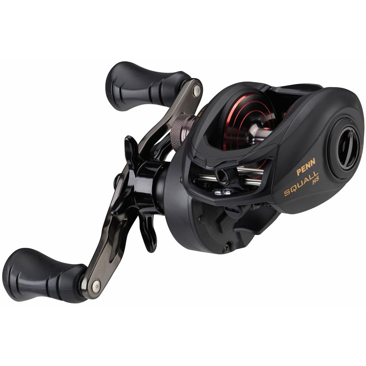 PENN Squall Low Profile Reel Black Smoke 9.3 oz