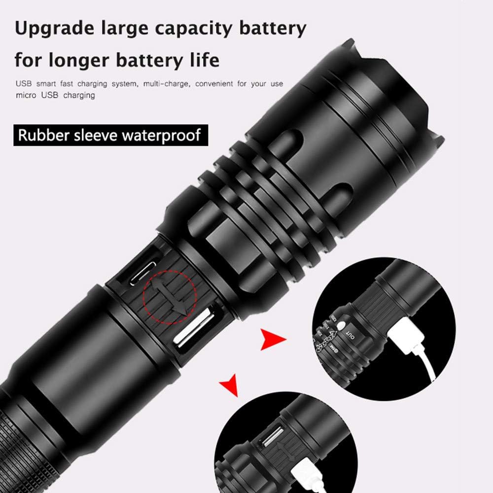 BESTSUN Flashlight Tactical Rechargeable Waterproof Photo